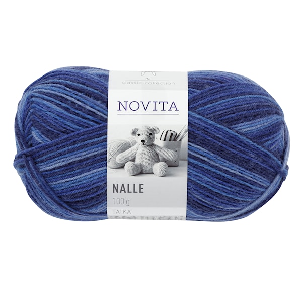 Novita Nalle Taika Garn Ullmix 100 g blå 813