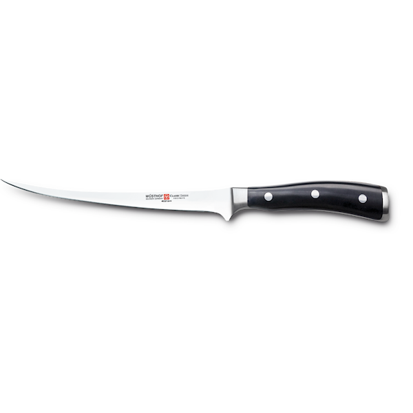 Wüsthof Classic Ikon Filékniv 18 cm Svart - köksknivar Wüsthof Classic Ikon Filékniv 18 cm Svart - köksknivar