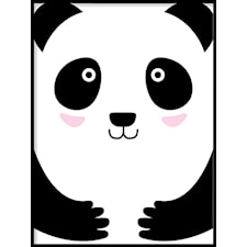Kramgo Panda Poster50x70cm