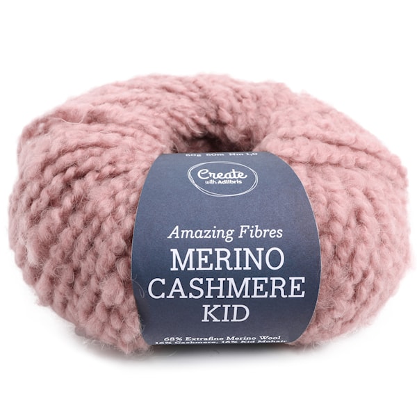 Adlibris Merino Cashmere Kid 50g Vintage Pink A579