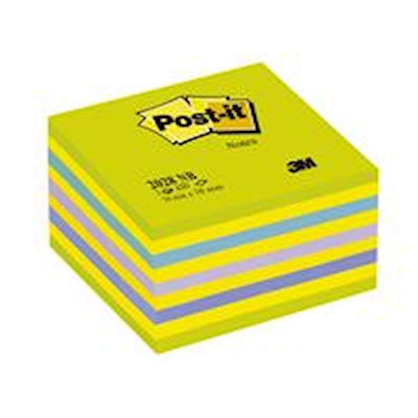 Notater kube POST-IT 2028NP 76x76 intensiv grønn