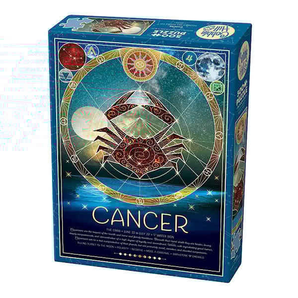 Puslespill Zodiac Cancer 500 brikker, Cobble Hill