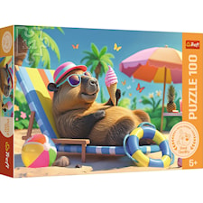 Capybara Relaxed Palapeli 100 palaa Trefl