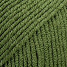 Merino Extra Fine Mix Merinovillaa 50 g green leaf (52) Drops