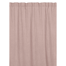 Linum West Gardin med veckband 100% Linne 140 x 290 cm Light Dusty Pink
