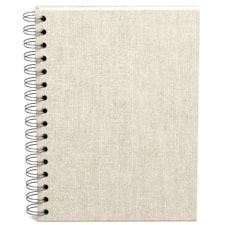 Anteckningsbok A5 Linjerad Linen 90 Blad Bigso Box of Sweden