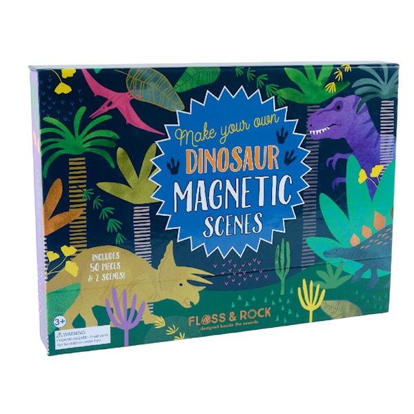 Magnetisk Lekesett Dino Floss & Rock