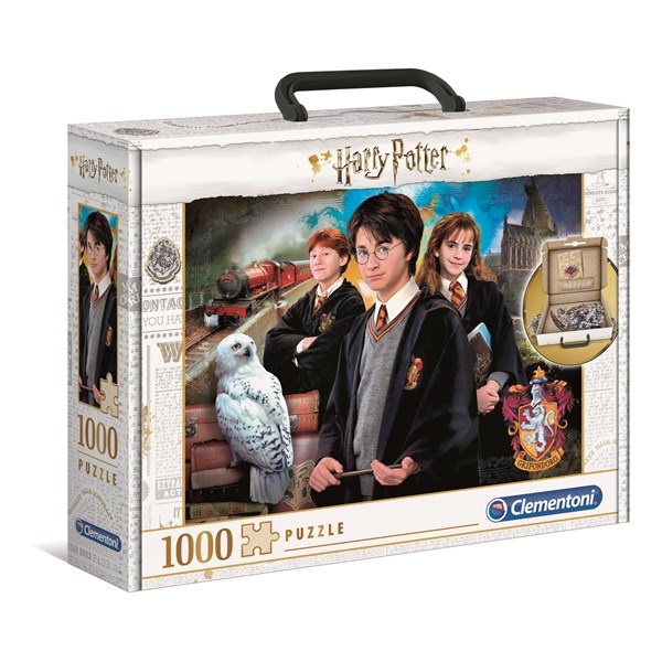 Harry Potter Briefcase, Pussel, 1000 bitar, Clementoni