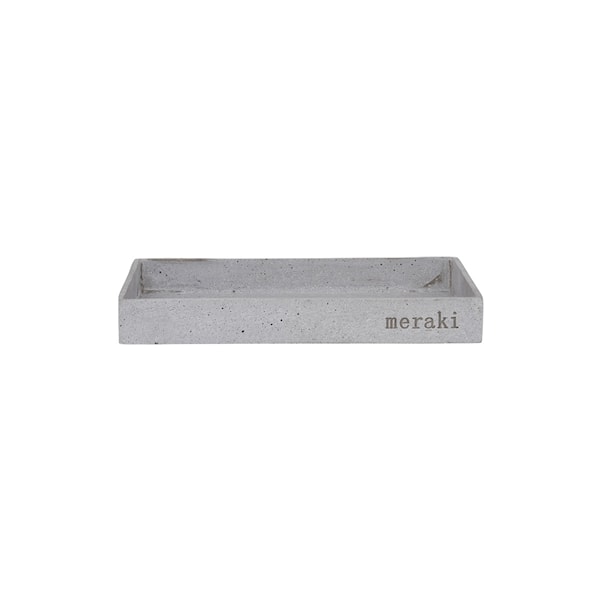 Meraki Bricka 30x20 cm Grå