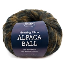 Adlibris Alpaca Ball 50 g, Dark Forest Melange A709