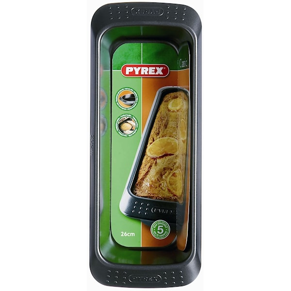 Pyrex Asimetria Brödform 30 cm Kolstål Svart