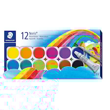 Vannfarger Noris® 12 farger Staedtler