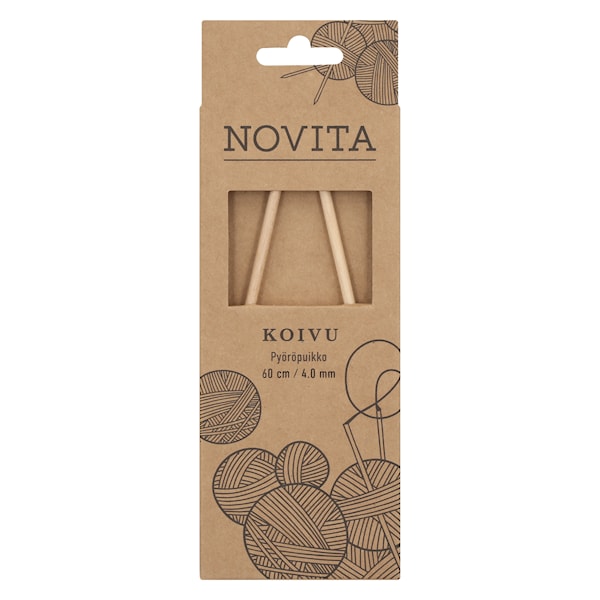 Rundpinner 60 cm Bjørk Novita