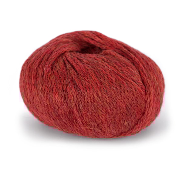 Du Store Alpacka Hexa Garn 50 g Rödorange Melange 917