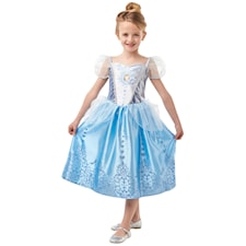 Disney Princess Askungen Klänning Maskeraddräkt Barn