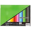 Värillinen kartonki, A5 148x210 mm, 180 g, värilajitelma, 60laj