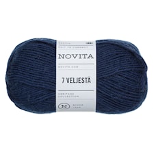 7 Bröder Garn Ullmix 100 g marin 170 Novita