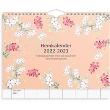 Väggkalender A4 2022/2023 Hemkalendern Burde
