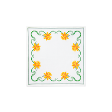 Broderikit Duk Påskliljor 40 x 40 Svarta Fåret