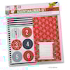 Adventskalender set i papper style