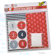 Adventtikalenterisetti tyyli paperi