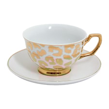 Cristina Re Kopp Med Fat Louis Leopard Guld