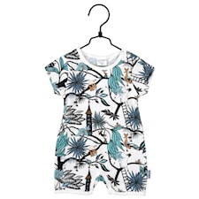 I Djungeln Playsuit, Blå, Strl 74, Mumin