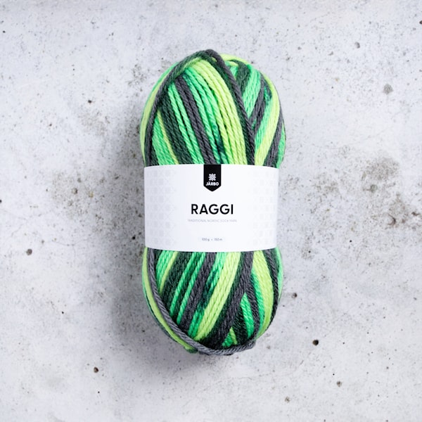 Raggi Garn Ullmiks 100 g Alien Jam (41) Järbo