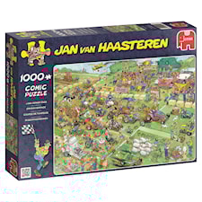 Jan van Haasteren, Lawn Mower Race, Pussel 1000 bitar