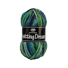 Svarta Fåret Knitting Dream lanka alpakkasekoite 100g vihreä/turkoosi 08