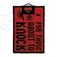 Dørmatte AC/DC For Those About To Knock