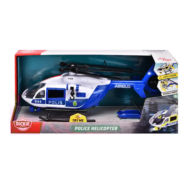 Dickie Toys Svensk Politihelikopter -  Fly & Helikopter