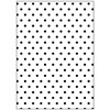 Pregesjablong, polka dotter, str. 13x18,5 cm, tykkelse 2 mm, 1 stk.