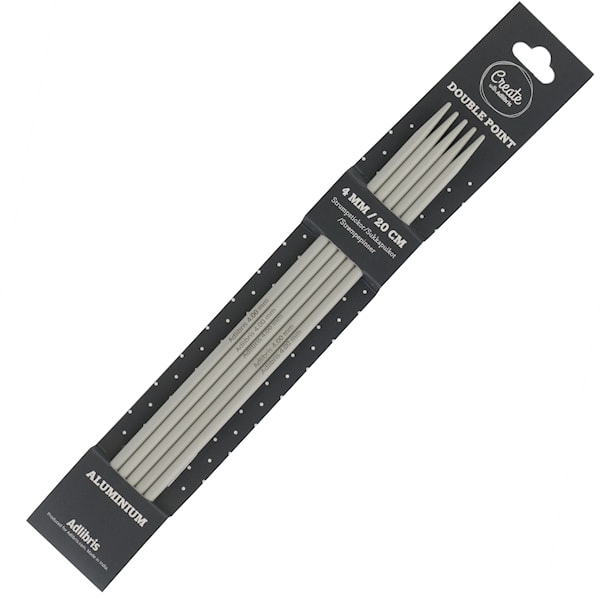 Strumpstickor 4mm Aluminium 20cm