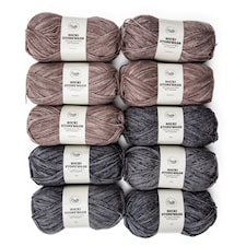 Adlibris Socki Stonewash 100g Naturals 10-pack