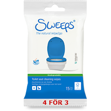 Sweeps® Refreshing wipes, 15st