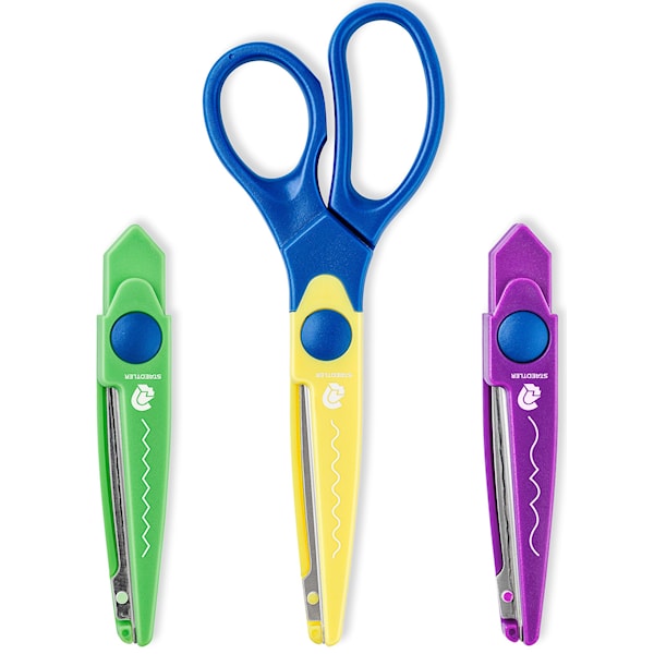 Barnsax M&ouml;nstersax 3-pack olika blad Staedtler