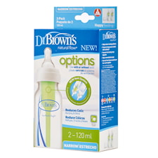 Nappflaska 2-p Options Standard 120ml, Dr.Brown