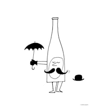 Olle Eksell Beer Poster 50 x 70 cm Multi