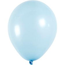Ballonger Ljusblå diameter 23 cm 10-pack