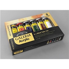Akrylfärg Galeria 6x60 ml Set Winsor & Newton