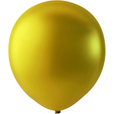 Ilmapallot, kulta, pyöreät, halk. 23 cm, 8 kpl/ 1 pkk