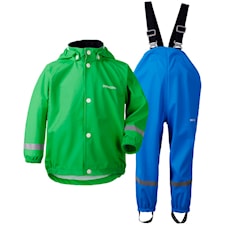 Slaskeman Kids set, Grön/Blå, Didriksons