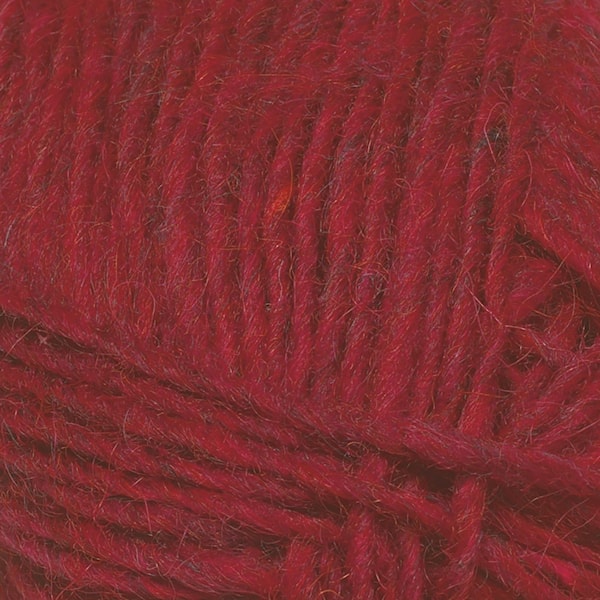 Lett-lopi Ullgarn 50g Vinröd Melange (11409)