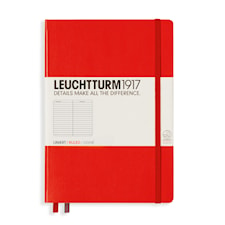 Muistikirja A5 Hard Red 249 p. Ruled Leuchtturm1951