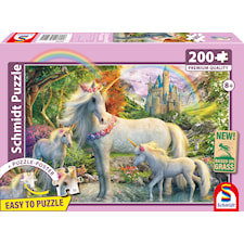 Palapeli Yksisarvinen tamma ja 2 varsaa 200 palaa Schmidt