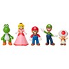 Super Mario Limited Articulation Figurer 5-Pack Mario med Vänner