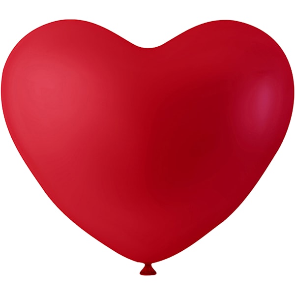 Ballonger, hjerter, rød, 8 stk./ 1 pk.