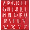 Screen stensil, alfabet, 20x22 cm, 1 ark