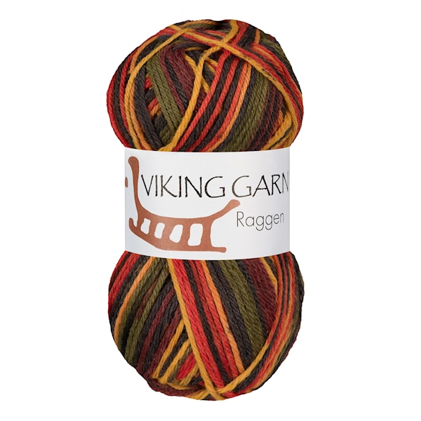 Raggen 150 g Pansy 737 Viking Garn